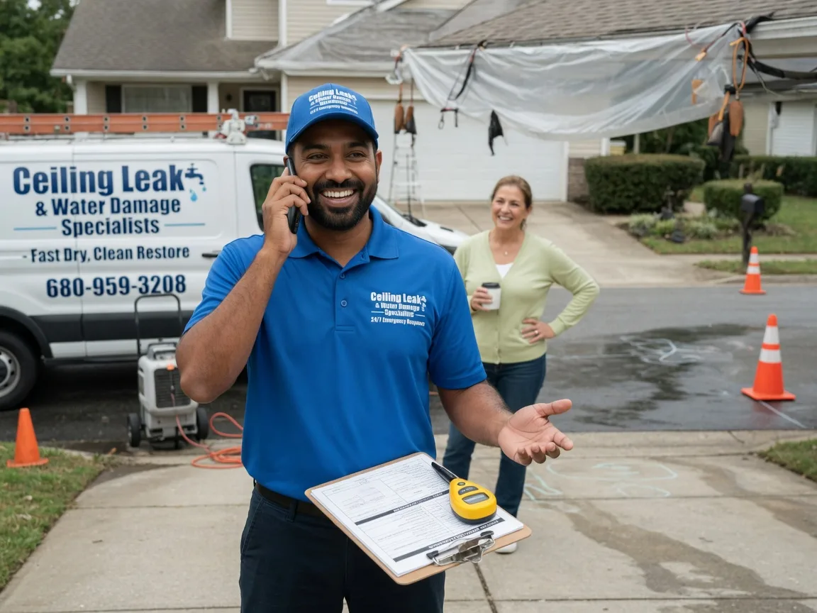 Ceiling Leak Cleanup Ewing, VA FAQs
